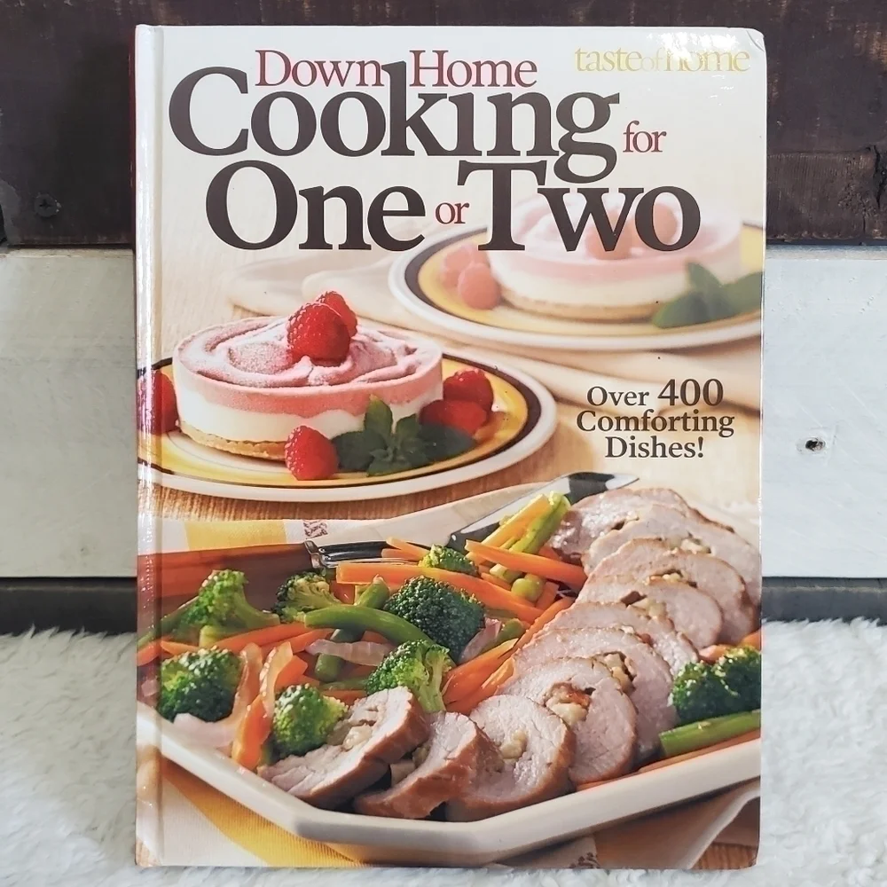 TASTE of Home Down Home Cooking For One Or Two Hardcover Cookbook 400+ Recipes